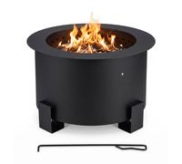 Focolare senza fumo, braciere, cestino per fuoco, stufa da terrazza in acciaio