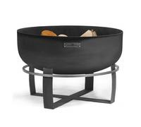 Focolare XXL Viking D 80 Cm Per Giardino Terrazza In Acciaio Naturale