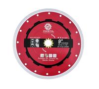 FOCSTOL Disco Diamantato per Piastrelle - 230mm Lama Diamantata con X bordo in Rete per Porcellanato Ceramica Marmo Granito Quarzo Foro 25,4mm x 22,23mm