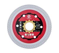 FOCSTOL Disco Diamantato per Piastrelle - 85mm Lama Diamantata con X bordo in Rete per Porcellanato Ceramica Marmo Granito Quarzo Foro 22,23mm x 15,875mm