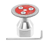 FOCSTOL Mini Disco Diamantato per Gres Porcellanato - 1 pezzo Lama Diamantata per Taglio Piastrellee 40mm con Flangia M14 per Marmo, Granito, Pietra Artificiale, Gres Porcellanato, Ceramica