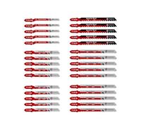 FOCSTOL Set di Lame per Seghetto Alternativo - 30 Pezzi HSS/HCS Lame per Aeghetti Alternativi con Codolo a T per Taglio Metallo, Legno, Plastica (T118A,T118B,T101AO,T101B,T101BR,T144D)