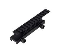 FOCUHUNTER Picatinny Rail tattico Montante per montanti di Alto Profilo Base per Riser Tessitore Guida di Picatinny in Alluminio 20mm con 13 scanalature