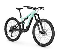 Focus Bicicletta Elettrica Da Mtb Jam² Sl 8.7 29´´ Nx Eagle 2023 Poolgreen Glossy / Carbon Raw Glossy