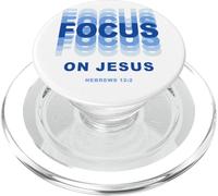 Focus on JESUS - Christian Faith Inspirational Reminder PopSockets PopGrip per MagSafe