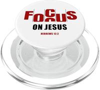 Focus on JESUS - Christian Faith Inspirational Reminder PopSockets PopGrip per MagSafe