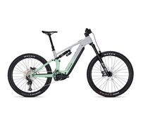 Focus sam 6 8 shimano deore 12v 800wh mx mtb elettrica a sospensione integrale 29 27 5 grigio verde 2025