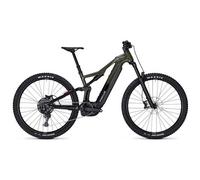 Focus thron 6 7 shimano cues 10v 800wh 29 verde nero 2025 mountain bike elettrica a sospensione integrale