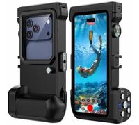 Focusor Custodia 15M Impermeabile Universale con Bluetooth Subacquea, Nero | Compatibile con Smartphone 4.7-6.9'',IPX8 Cover Subacquea Professionale,Asciutta Bors,iPhone Samsung Google XiaoMi Huawei ecc