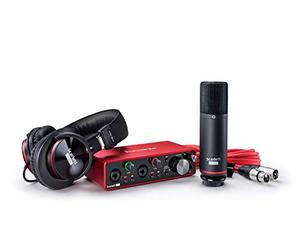 Focusrite MOSC0031 Scarlett 2I2 Studio 3Rd Gen, Interfaccia Audio USB per Registrazione, con Amplificatore, Microfono e Cuffie