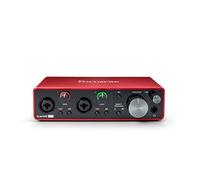 Focusrite Scarlett 2i2 [3rd Gen] Interfaccia Audio USB-C | 2 preamplificatori microfonici, 2 ingressi strumento Hi-Z, 24 bit/192 kHz, modalità Air, Gain Halos, monitoraggio diretto
