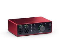 Focusrite Scarlett 4i4 4th Gen Interfaccia audio USB-C | 4-in/4-out, 2 preamp microfonici, 2 ingressi Hi-Z, 4 line in, MIDI In/Out, Auto Gain, Clip Safe, Air, 24 bit/192 kHz