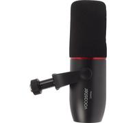 Focusrite DM14v Microfono Dinamico per Broadcast e Podcast, Scudo Antivento Integrato e Supporto Ammortizzatore, Cavo XLR Incluso, Nero