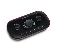 Focusrite Vocaster Two - Interfaccia Per La Registrazione Di Podcast Per Un Conduttore E Un Ospite. Due Ingressi Microfono E Due Uscite Cuffie Con Gain Automatico, Funzione Enhance E Muto
