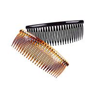 Fodattm - Pettine per capelli in plastica per capelli da 15,5 cm, 24 denti, accessori per capelli francesi, per uomo e donna