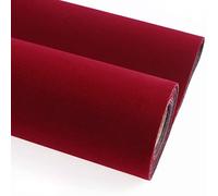 Fodera autoadesiva in velluto floccato Velluto, Carta adesiva in feltro multicolore, larghezza 150 cm, diverse misure(Maroon,1.5 * 2m)