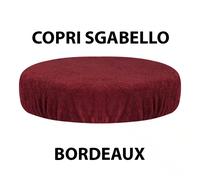 Fodera copri Sgabello in Cotone Spugna di Alta Qualità con Elastico