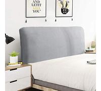 Fodera Copri Testata Letto Copertura Testiera Letto Matrimoniale Singolo Elastica per Letto Fodera Premium Protezione Elastico all-Inclusive Coperchio Testata Letto