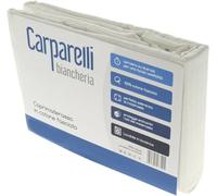 Fodera coprimaterasso in 100% puro cotone fasciato con cerniera zip a L elle