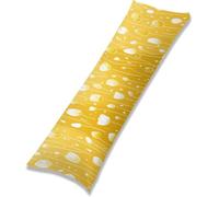 Fodera Cuscino 50 x 150 cm, Giallo-1 Lino Cuscini per Divano Letto,