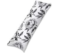 Fodera Cuscino 50 x 150 cm, Nero-1 Velluto Copricuscini Letto,