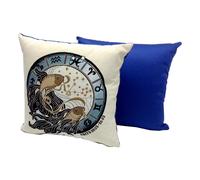 Fodera Cuscino arredo non imbottito con zip segni zodiacali made in Italy