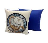 Fodera Cuscino arredo non imbottito con zip segni zodiacali made in Italy