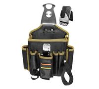 Fodera Da Cintura Per Utensili Da Carpentiere | Tasche Multitasca per Attrezzi da Lavoro per Professionisti,Fascia Cintura Leggera Grande Capacità Per Parrucchieri Tetti
