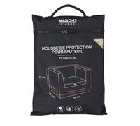 Fodera di protezione per poltrona da giardino nera alt. 70 cm