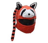 Fodera elastica per casco invernale con motivi divertenti, copertura completa della testa, per sci, moto, ingranaggi esterni, protezione calda per moto, caschi, sciarpa, J, Taglia unica