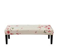 Fodera For Panca Stampata Elasticizzata For Sala Da Pranzo, Camera Letto, Elasticità, Coprisedie Lunghe, Custodia For Sgabello For Trucco For Pianoforte per Hotel, Soggiorno(Pink,4pcs)