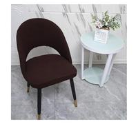 Fodera for sedia con schienale curvo da 4 pezzi, con fodera for sedia da pranzo a forma di arco con schienale curvo con schienale cavo, fodera for sedia con accento senza braccioli elasticizzata, lava
