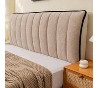 Fodera for testiera imbottita protettiva appartamento con camera da letto | Khaki,190cm