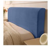 Fodera For Testiera Letto In Velluto Elasticizzato Queen King Full Size, Fodera Protettiva Antipolvere For Testata Letto Elasticizzata, Con Supporto Elastico Sul Fondo(Royal blue,King/75-86in)
