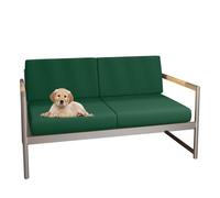 Fodera impermeabile elasticizzata per seduta del divano, per 1/2/3 posti, in rattan, protezione elastica per mobili da interno/esterno, patio, verde (L5065 cm, larghezza 150190 cm)