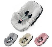 Fodera in 100% lino per ovetto, rivestimento estivo per ovetto, colore argento