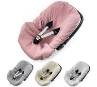 Fodera in 100% lino per ovetto, rivestimento estivo per ovetto, colore rosa