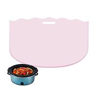 Fodera in silicone per fornello lento - Rivestimento in silicone | 6-8 Quarts Fresh Locking Seal Design per pentola rotonda ovale Slow Cooker Divider Delr