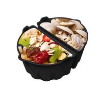 Fodera in silicone per pentola a cottura lenta, 1 paio di da cucina, divisore riutilizzabile in silicone per fornello lento, per zuppa verdure, pollo, gamberetti, riunioni familiari