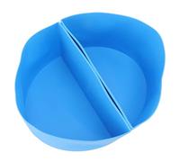 Fodera in silicone per slow cooker 6 Quart con divisore interno, riutilizzabile e antiaderente per pentola da 6 QT - doppia cottura, lavabile in lavastoviglie, prolunga vita (Blu)