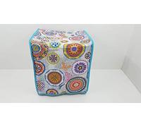 Fodera in tessuto antimacchia resinato e impermeabile compatibile con THERMOMIX TM6 / TM5/ TM31. Protegge la tua macchina da grasso, polvere e schizzi. Dimensioni: 31 x 27 x 33 cm. Mod. Mandala Colori