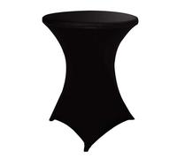 Fodera nera elegante cover in tessuto copri tavolo alto circolare cm.80xh.110 ar