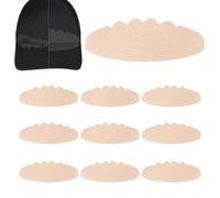 Fodera per cappelli anti-sudore, confezione da 10 cuscinetti anti-sudore | Le fodere universali aiutano ad assorbire il sudore e proteggere i caschi e ridurre le macchie durante le attività all'aperto