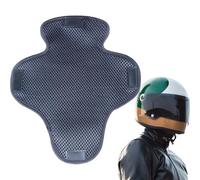Fodera per casco antisudore: inserto imbottito lavabile grigio da 26,5 x 29,5 cm, cuscinetto di ricambio che assorbe il raffreddamento, strato confortevole traspirante ad asciugatura rapida, elastico