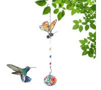 Fodera per colibrì per esterni, decorazione per uccelli da giardino, per gli amanti della natura, per i proprietari di giardini, per gli educatori, appartamenti, giardini, terrazze