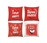 Fodera per cuscino amore 4 Pack Cuscini Divano Fodera moderno copricuscini divano Velluto, Esterni federe Decorative, Si applica a Soggiorno Divano Camera da Letto Giardino Decor Linen,70 x 70cm A-5