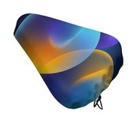 Fodera per cuscino da bicicletta, con tre forme morbide e luminose, impermeabile, con coulisse