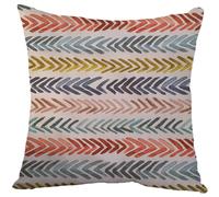 Fodera per cuscino fantasia spiga multicolor 50x50 cm Multicolor