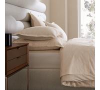 Fodera per cuscino in raso di cotone 200 fili, GIACOMO Beige 65 x 65 cm