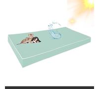 Fodera Per Cuscino Panchina Da Esterno Impermeabile - Resistente Con Cerniera Copertura Materasso Daybed Gemello 6/8 Pollici Giardino Terrazza Piscina(Green,39"Dx75"Wx8"H)